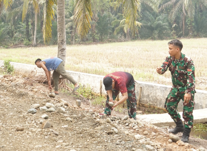 Pembangunan Jalan TMMD Di Bengkulu Tingkatkan Mobilitas Warga Perbatasan